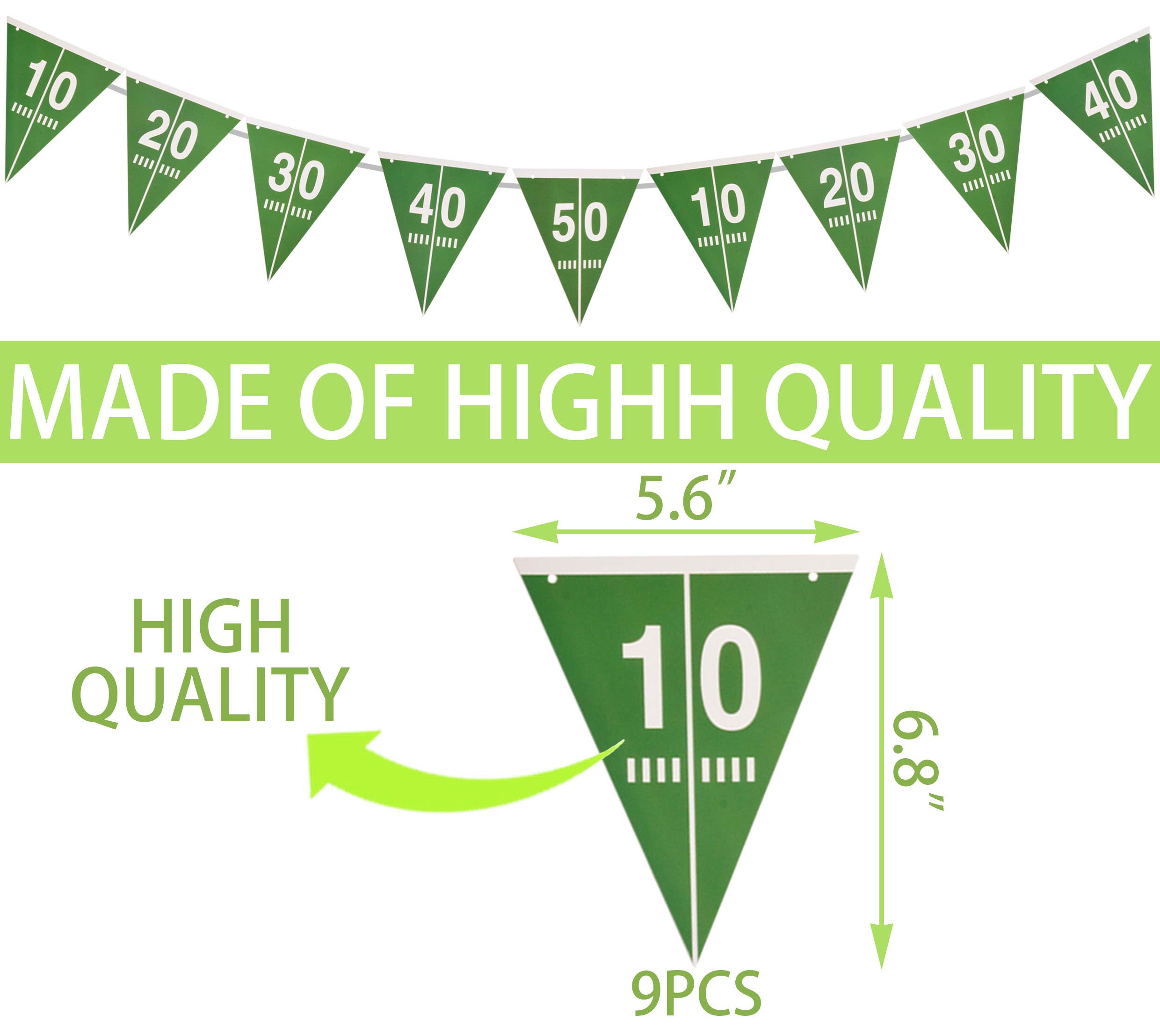 American Football Birthday Banner - Football Themed Party Supplies for Kids & Boys | Football Birthday Party Decorations, Sports Banner for Birthday Celebrations & Game Day Parties