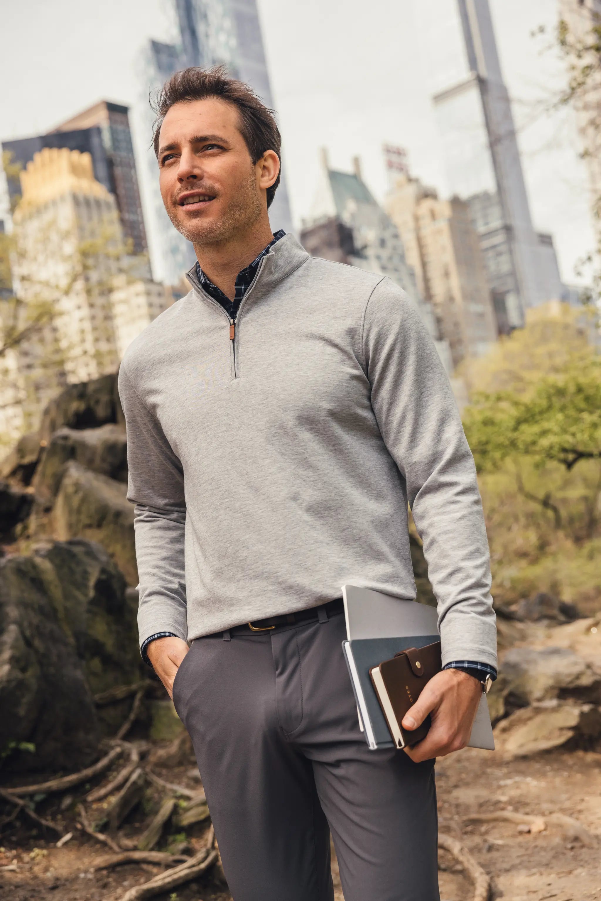 KPI Performance Quarter Zip Pullover - Lightweight & Breathable for Men & Women | Perfect for Office, Gym & Outdoor Activities