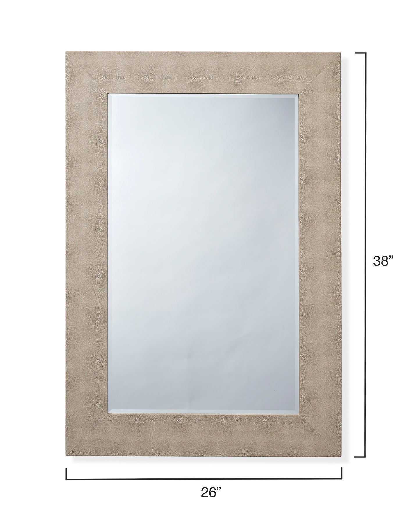 Rectangle Wall Mirror - Modern Framed Decorative Mirror for Living Room, Bedroom, Bathroom - Home Decor & Interior Design