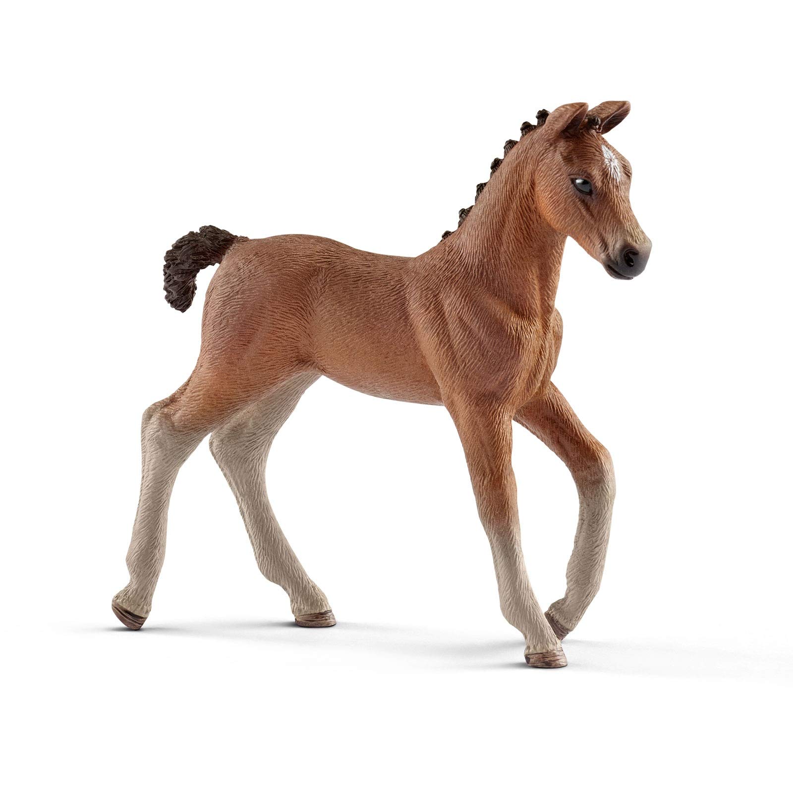 Schleich North America Hanoverian Foal Toy - Realistic Hand-Painted Horse Figure for Kids & Collectors - Perfect for Farm Animal Playsets, Educational Toys & Gift Giving
