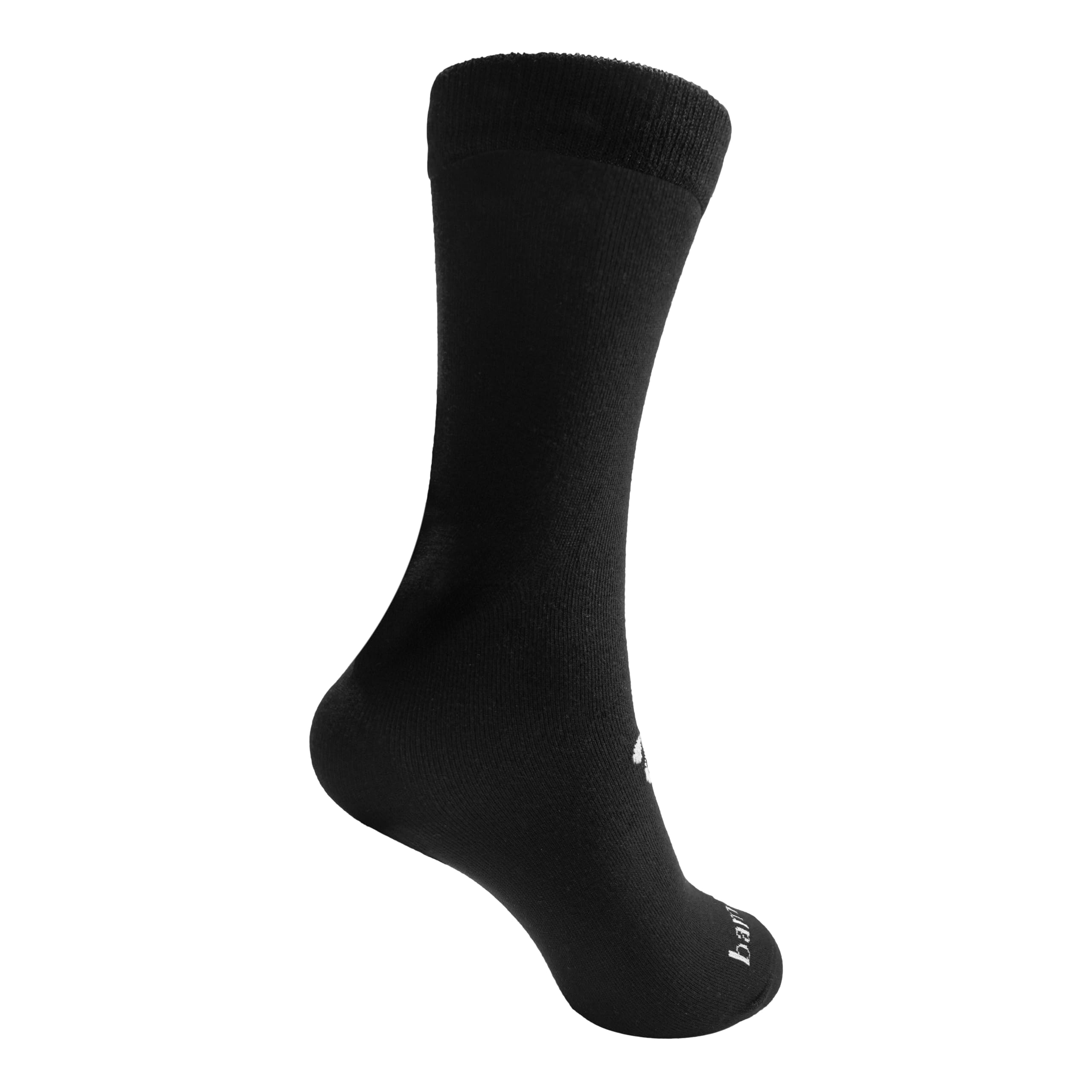 Premium Men's Bamboo Fiber Dress Socks - Soft & Breathable Black Formal Socks (3-Pack) - Perfect for Business, Office & Special Occasions