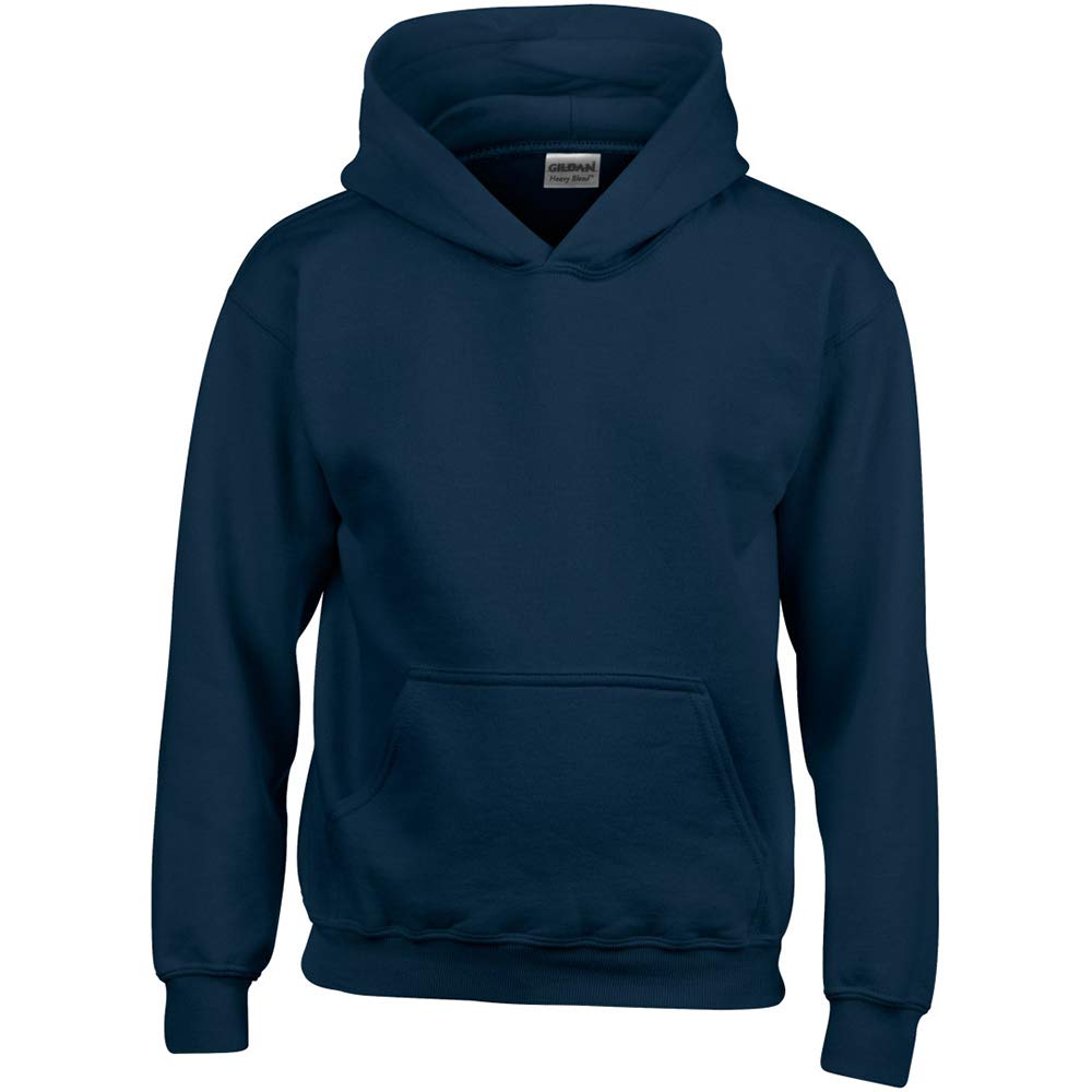 Gildan Heavy Blend Kids' Unisex Hooded Sweatshirt - Soft Cotton Pullover Hoodie for Boys & Girls - Perfect for School, Playdates & Outdoor Activities