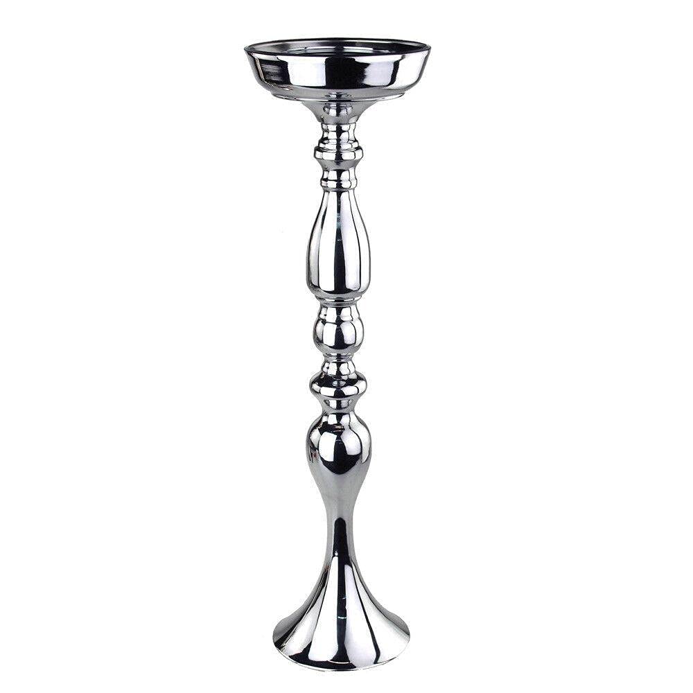 21-Inch Tall Metal Candle Holder Stand - Elegant Centerpiece for Pillar Candles, Perfect for Dining Table Decor, Wedding Centerpieces & Home Decoration