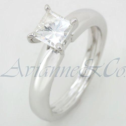 14K White Solid Gold Diamond Solitaire Engagement Ring 0.95 Carat Total Weight - Perfect for Proposals, Weddings & Anniversary Gifts