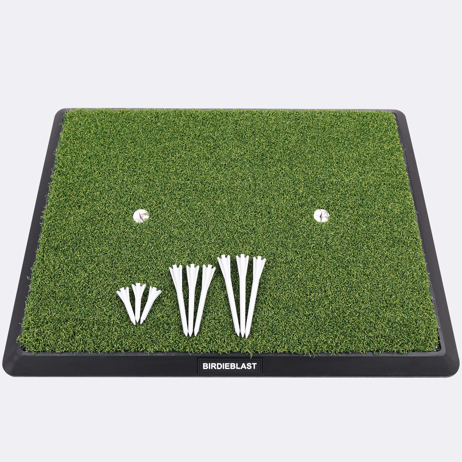 Premium Golf Hitting Mat with Rubber Base - Professional Indoor/Outdoor Practice Turf Mat for Driving Range, Backyard & Home Training | Durable Golf Training Aid for Swing Practice