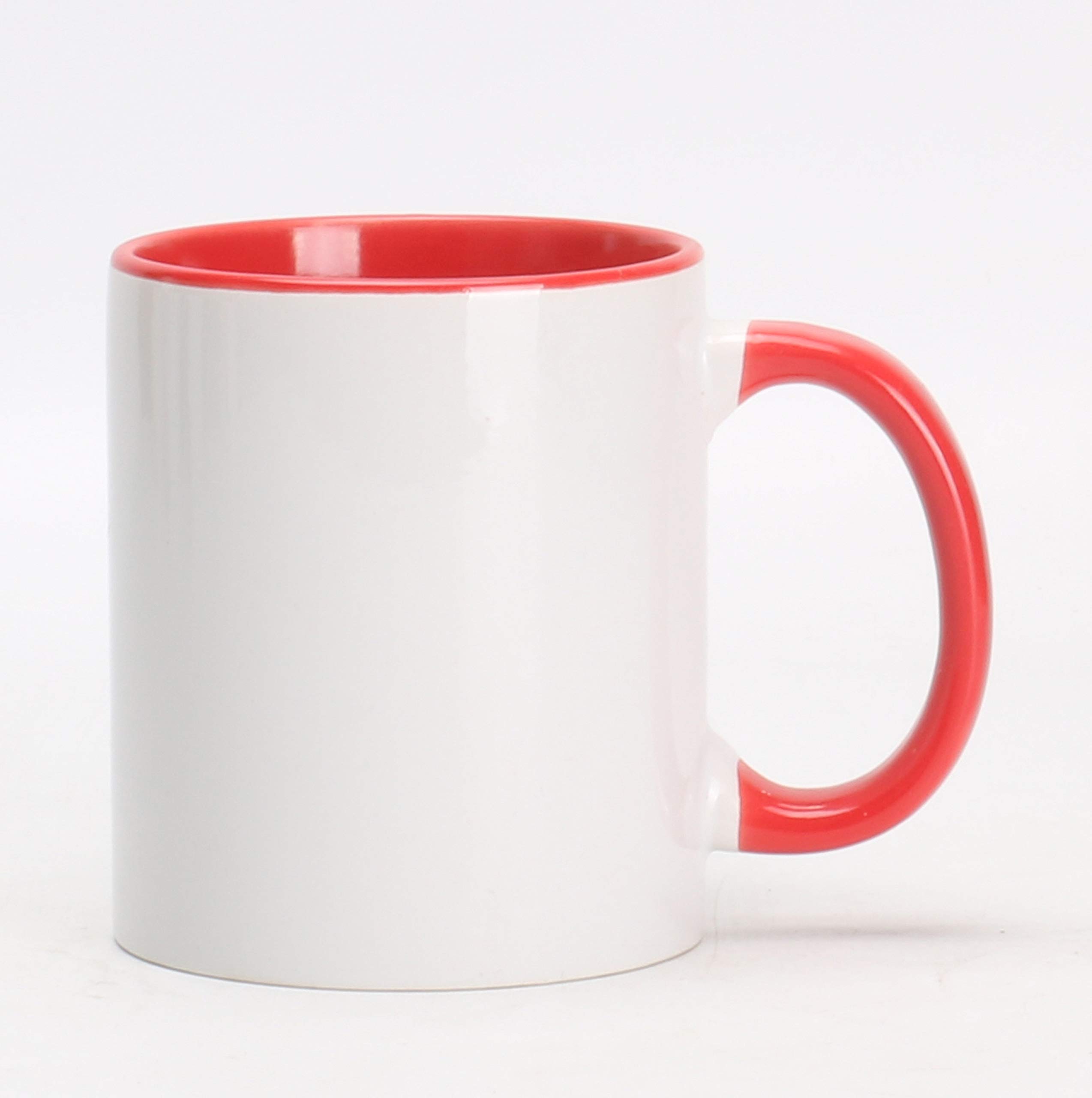 11oz Sublimation Ceramic Coffee Mug - Red, Packed in White Box (Case of 36) - Perfect for Custom Printing, Office Gifts & Promotional Events