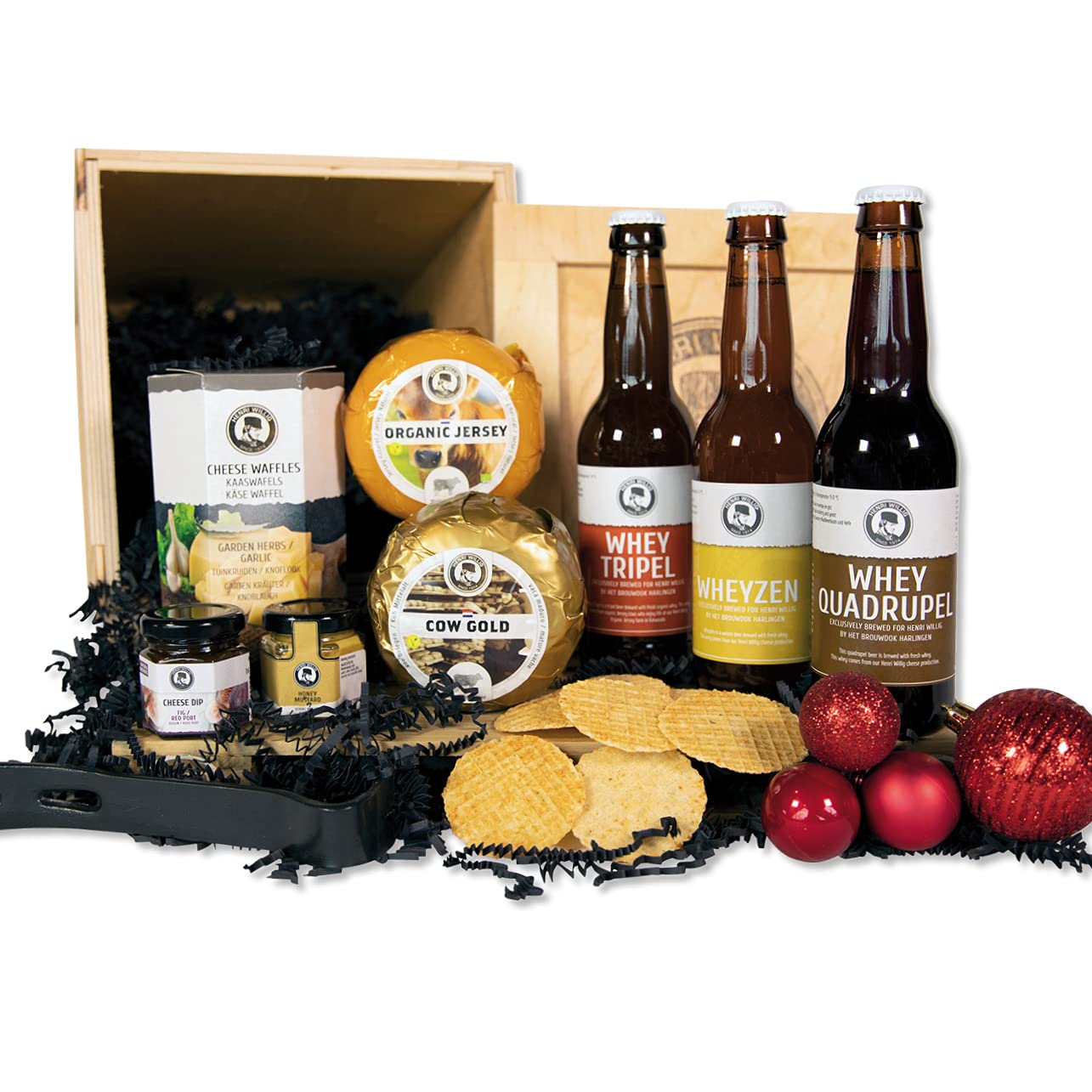 Henri Willig Premium Christmas Beer Gift Box - Dutch Craft Beer Holiday Present for Men & Women | Perfect for Office Parties, Secret Santa & Holiday Gifting