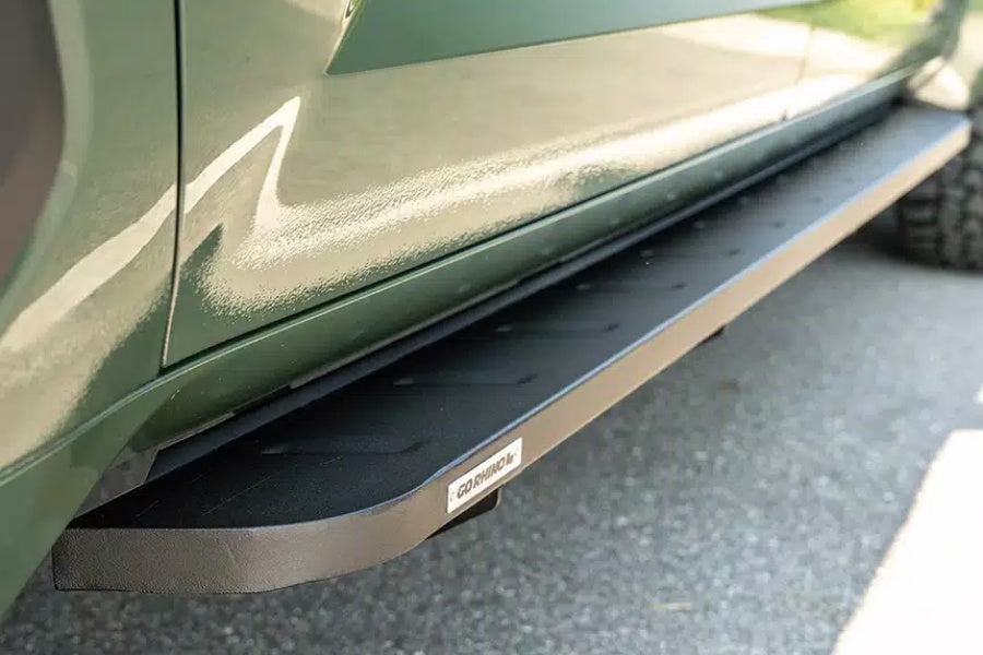 Jeep Gladiator JT RB10 Running Boards with Bedliner Coating - Heavy Duty Side Steps for Off-Road & Truck Protection | Perfect for Jeep Wrangler & Pickup Truck Accessories