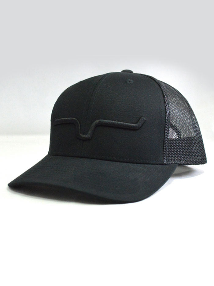 Kimes Ranch WEEKLY TRUCKER Mesh Back Baseball Cap - Black Hat for Men & Women | Perfect for Outdoor Activities, Sports, and Casual Wear