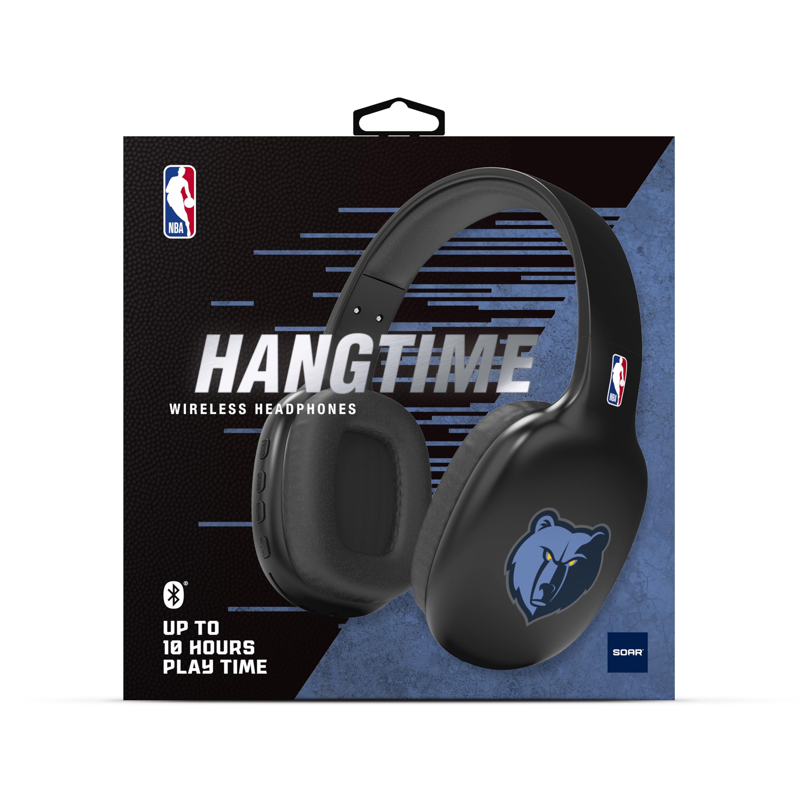 SOAR NBA Wireless Over-Ear Bluetooth Headphones - Noise Cancelling, 40H Playtime for Basketball Fans, Gaming & Work from Home