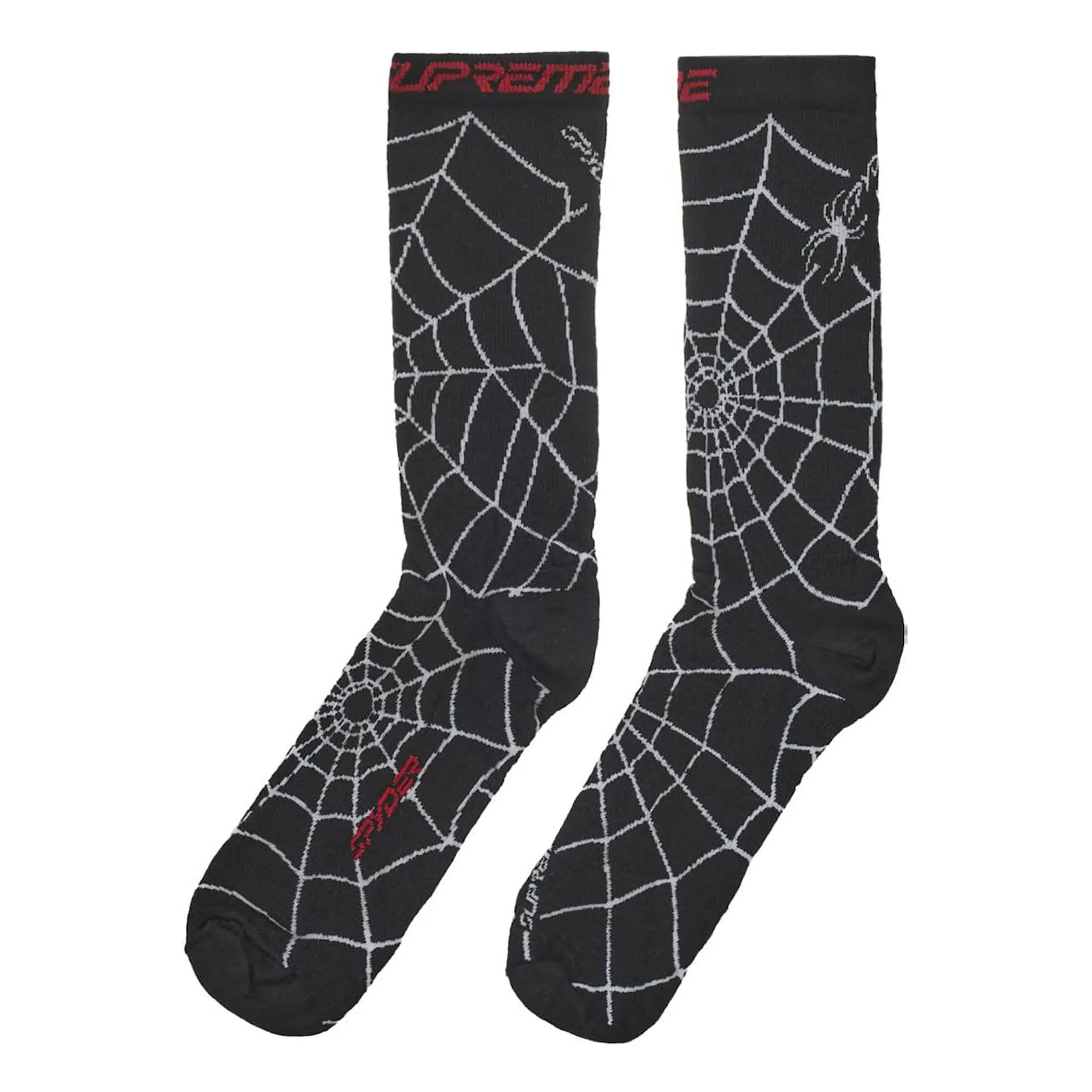 Supreme Spyder Crew Socks 1-Pack - Black Athletic Socks for Men & Women - Comfortable Everyday Wear for Running, Gym & Casual Outfits