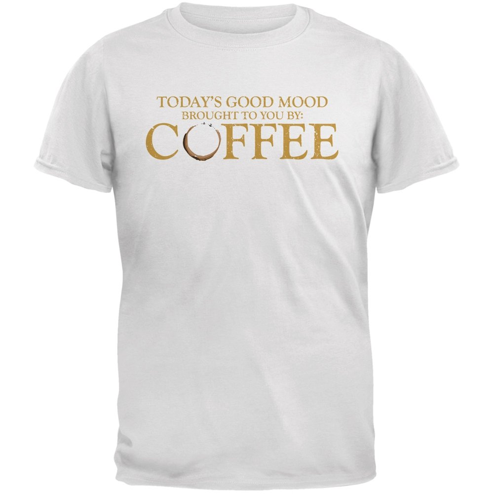Premium White Coffee Lover T-Shirt for Adults - X-Large Size | Soft Cotton Comfort Tee for Casual Wear, Coffee Dates & Gifts