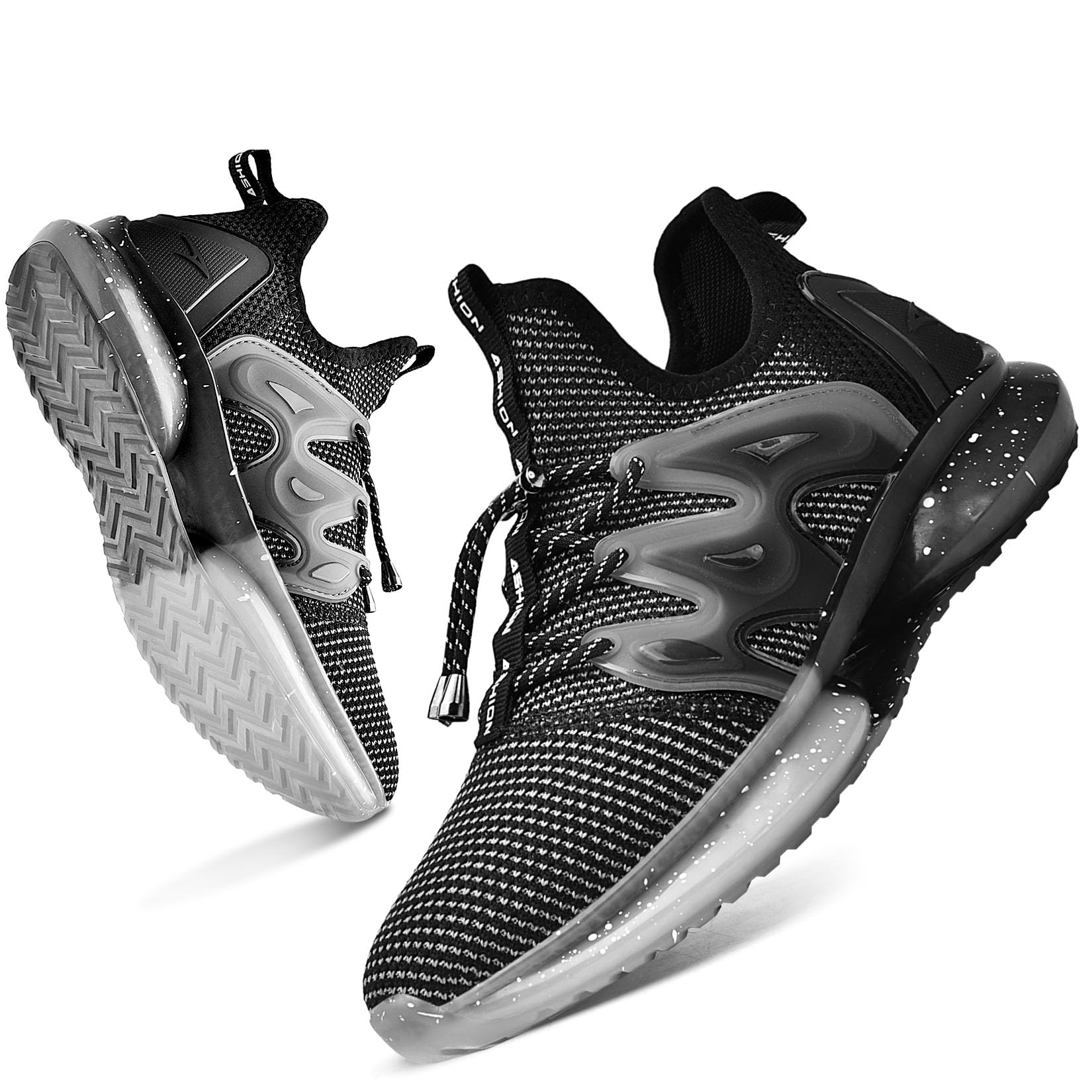 WETIKE Men's/Women's Mesh Slip-On Lightweight Running Shoes - Breathable Athletic Sneakers for Walking, Jogging & Gym Workouts