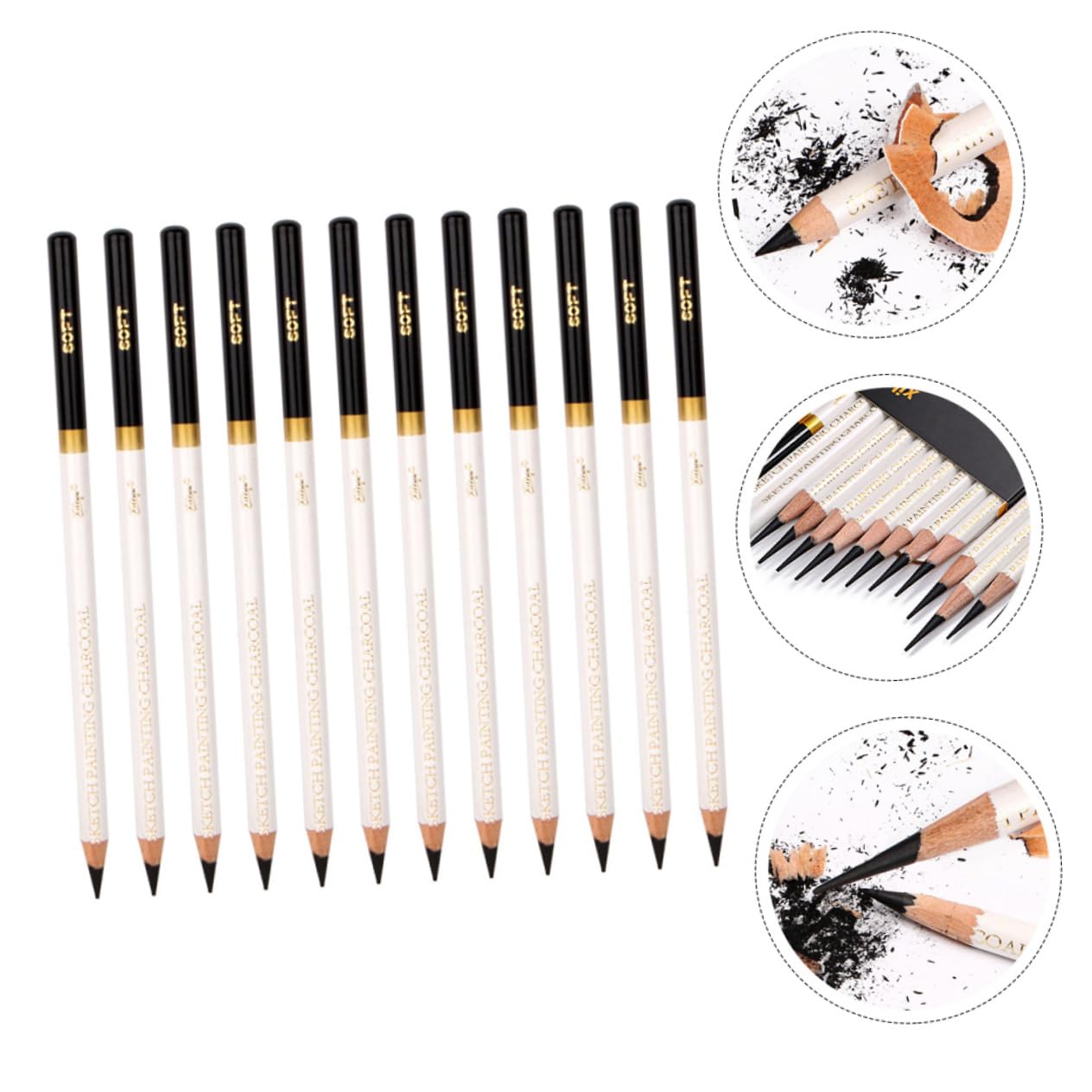 NUOBESTY 48-Piece Sketch Pencil Set - Professional Drawing Pencils, Graphite Art Pencils for Artists & Students - Perfect for Sketching, Shading & Detailed Artwork