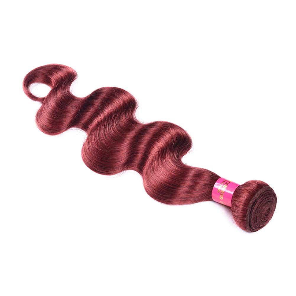 WOME Peruvian 100% Unprocessed Human Hair Bundles - 1 Bundle Body Wave Hair Extensions (22