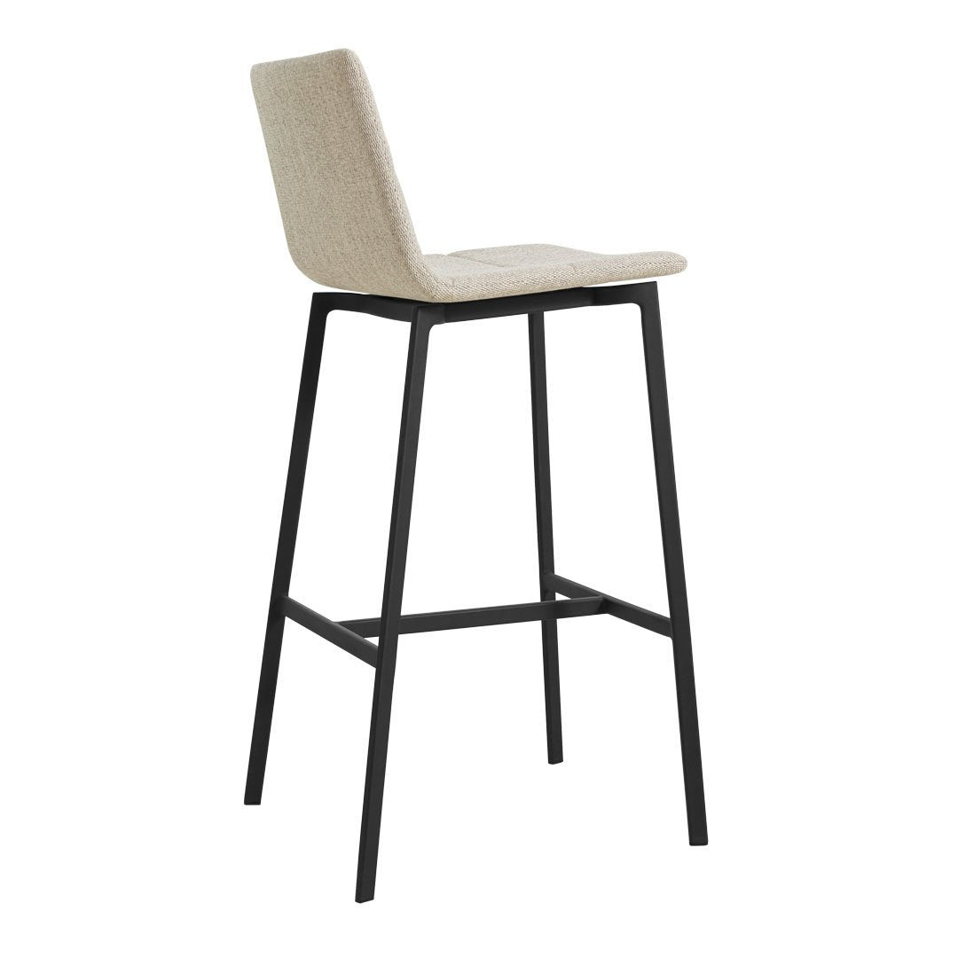 Between Us Bar Stool - Modern Counter Height Swivel Bar Chair with Backrest - Perfect for Kitchen Islands, Home Bars, and Game Rooms