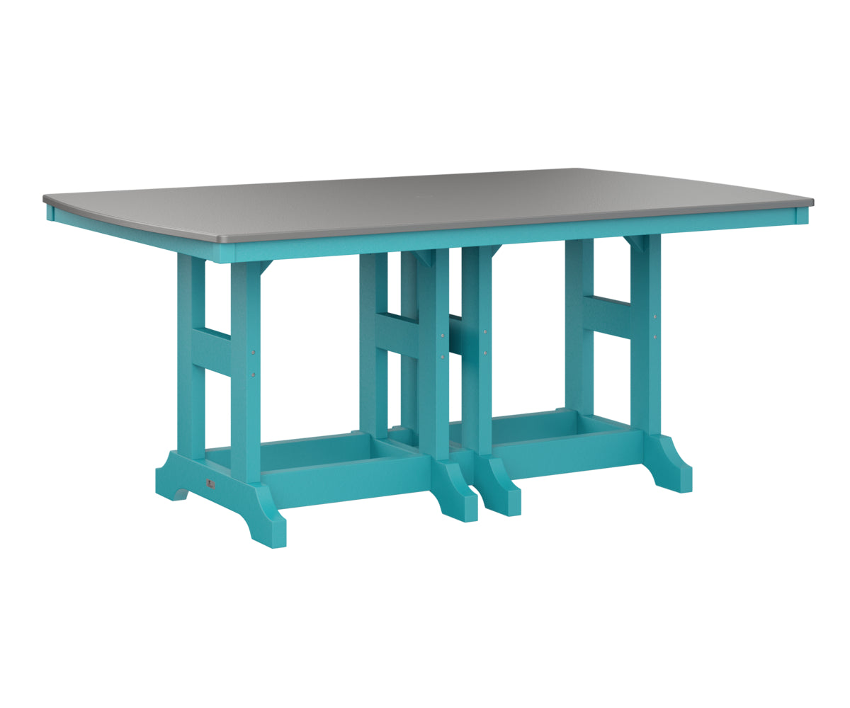 Berlin Gardens 44 x 72 Inch Rectangular Bar Height Outdoor Dining Table - Perfect for Patio, Deck, Garden & Backyard Entertaining