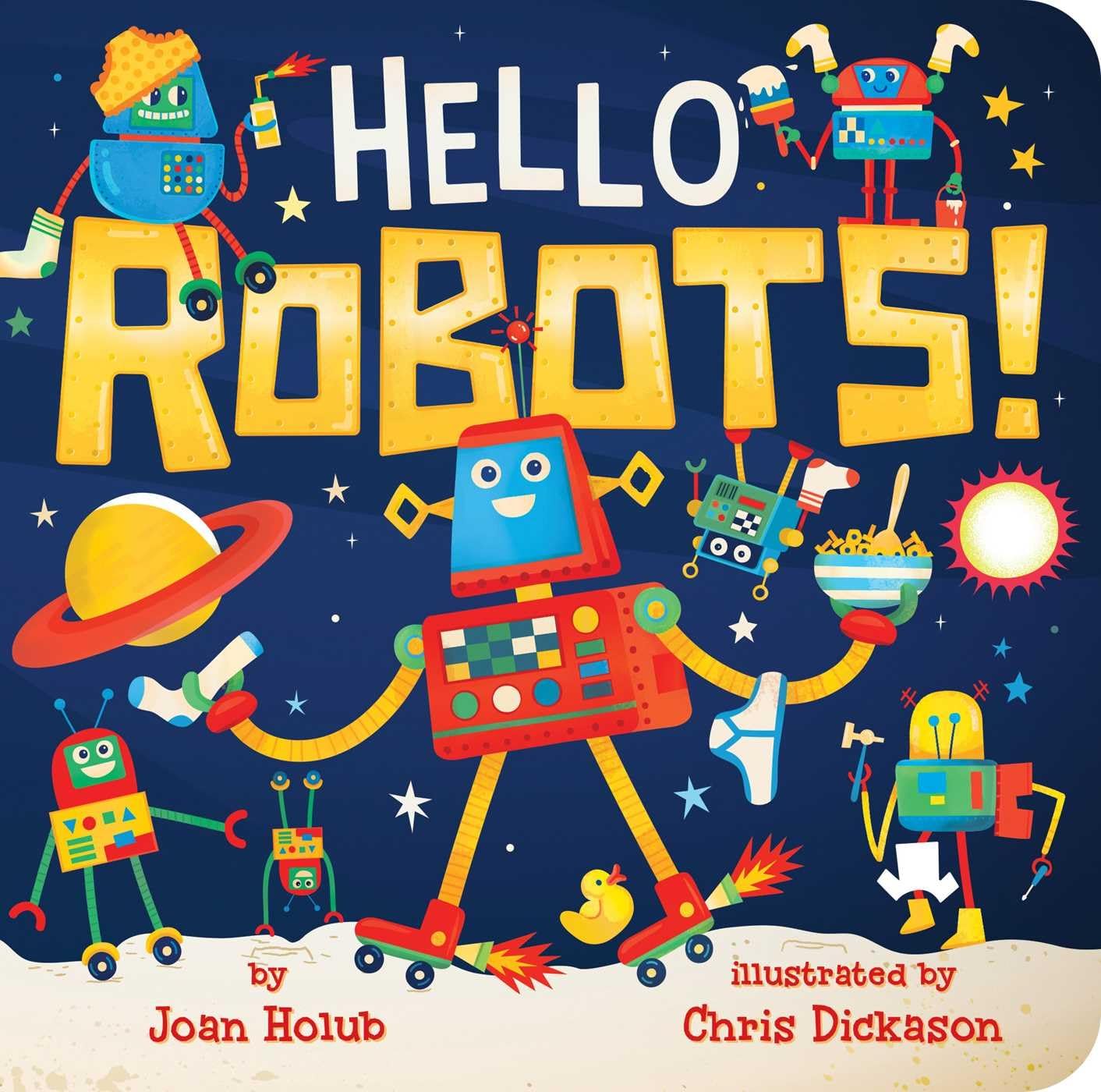 Hello Robots! (A Hello Book) - Fun Interactive Children's Storybook for Early Learning & Bedtime Reading