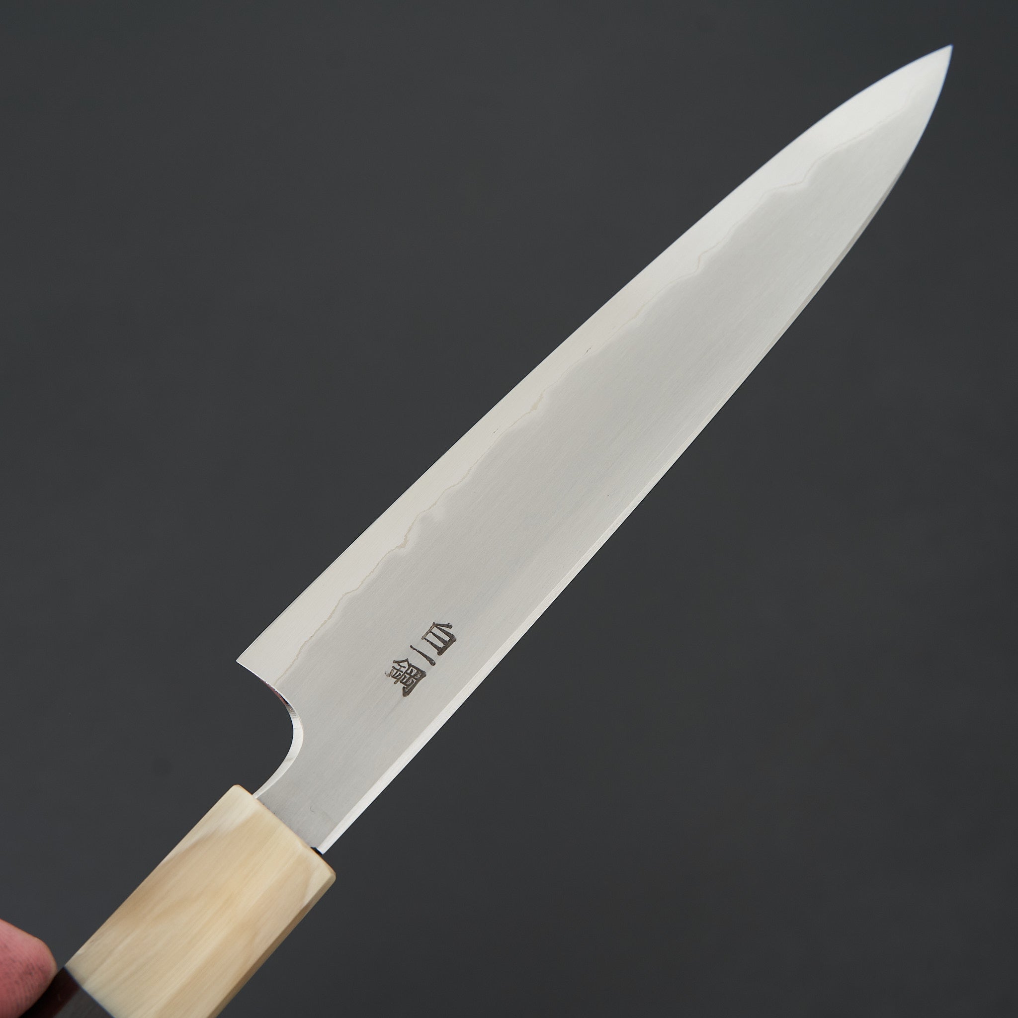 Hitohira Togashi White #1 Stainless Clad Kasumi Petty Knife 165mm with Ebony Handle - Japanese Chef Knife for Precision Slicing, Peeling & Garnishing - Perfect for Home Cooks & Professional Kitchens