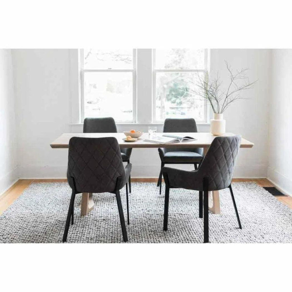 22 Inch Modern Grey Dining Chair Set of 4 - Contemporary Kitchen & Dining Room Furniture for Home & Restaurant Use