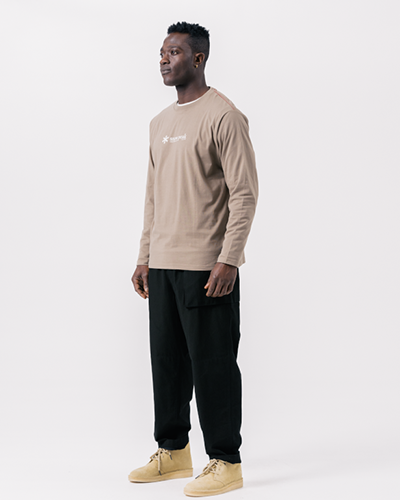 Soft Cotton Long Sleeve T-Shirt with Logo - Comfortable Casual Wear for Men & Women | Perfect for Everyday Outfits, Work & Relaxation