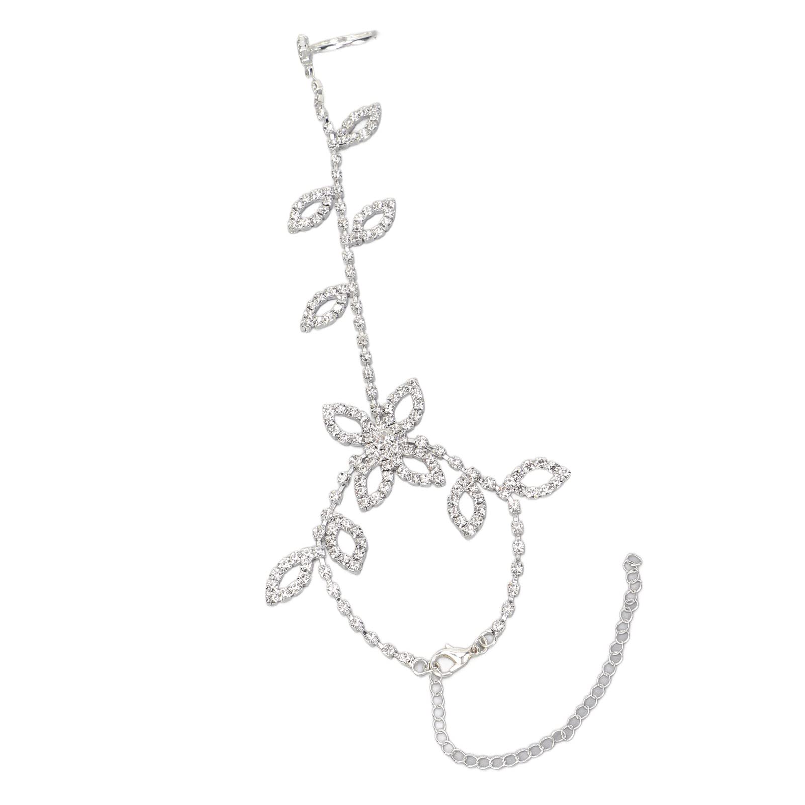 Elegant Women's Anklet with Leaf Pendant - Alloy Foot Chain Jewelry for Beach Parties, Daily Wear, Dating & Social Gatherings | Perfect Summer Accessory for Boho Style & Vacation Outfits