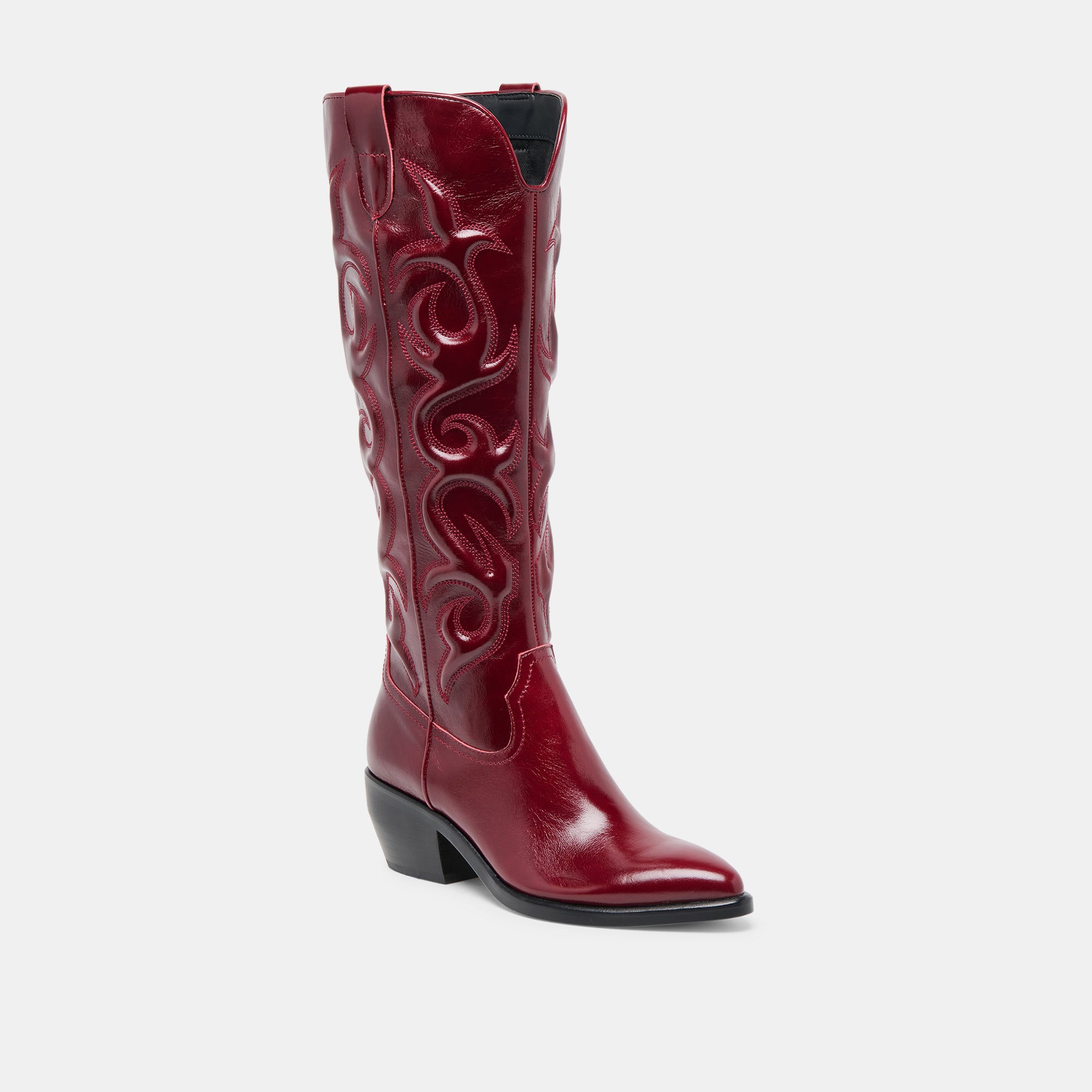 MIRLA Women's OXBLOOD Leather Boots - Stylish Ankle Boots for Fall & Winter Fashion, Casual Outfits, and Office Wear