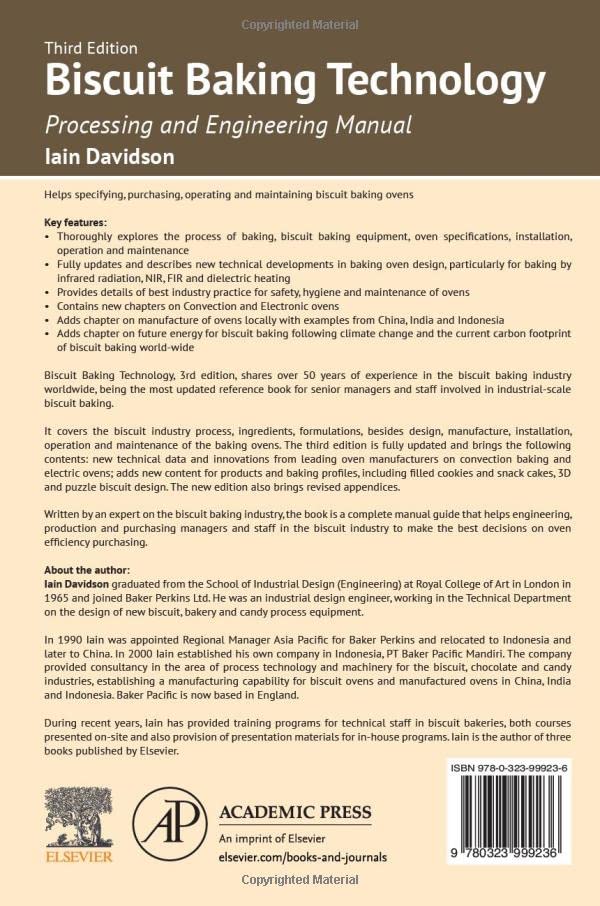 Biscuit Baking Technology: Processing and Engineering Manual - Professional Guide for Commercial Bakeries & Food Production