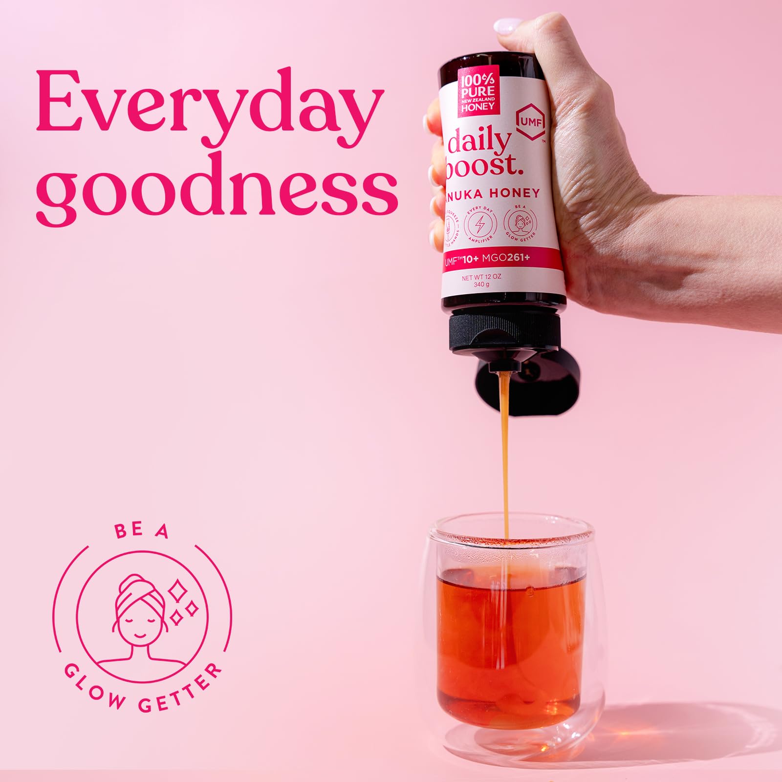Premium Manuka Honey UMF 10+ (MGO 261+) 12oz - Raw & Unfiltered for Daily Wellness
