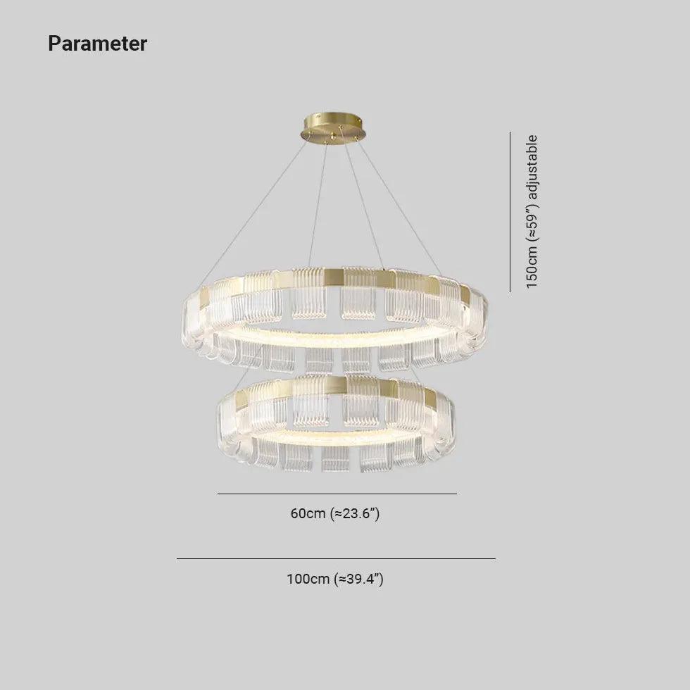 Modern Wavy Acrylic Gold Pendant Light - Elegant Ceiling Lighting Fixture for Dining Room, Kitchen Island & Bedroom Decor
