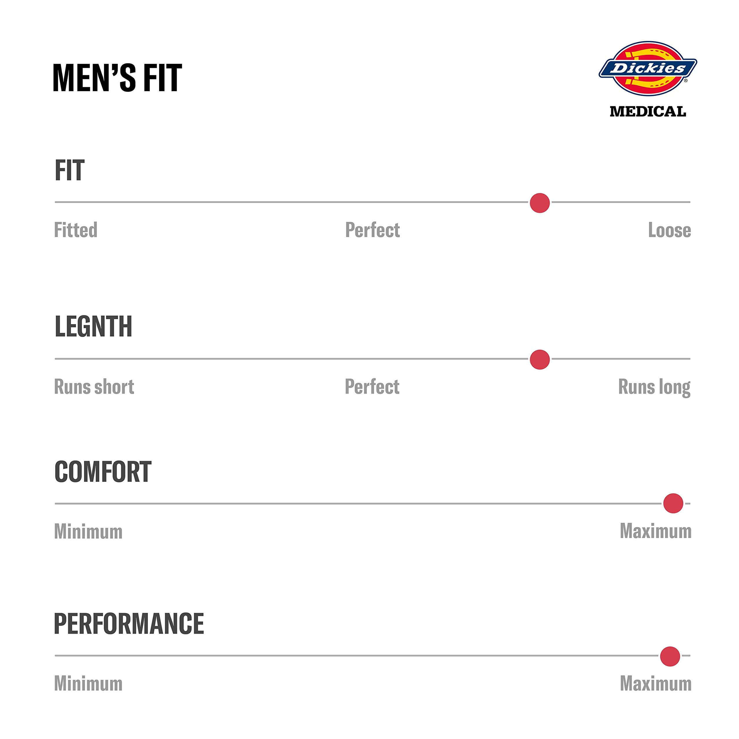 **Dickies Men's DK224 Mid-Rise Jogger Scrub Pants - Stretch Fabric, Comfort Fit for Medical & Healthcare Professionals**    *(Perfect for Nurses, Doctors & Healthcare Workers - Comfortable & Durable for Long Shifts)*