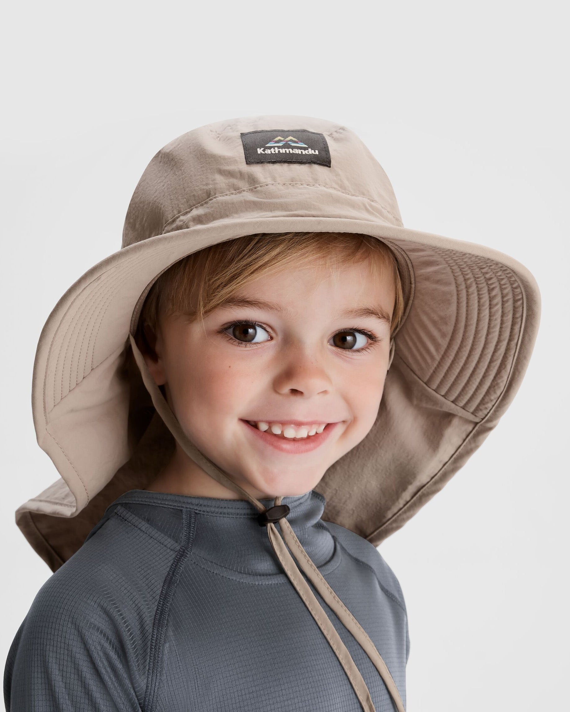 EVRY Day Kids Sun Hat for Outdoor Activities - UPF 50+ UV Protection, Adjustable Chin Strap, Lightweight & Breathable for Hiking, Beach, and Summer Play