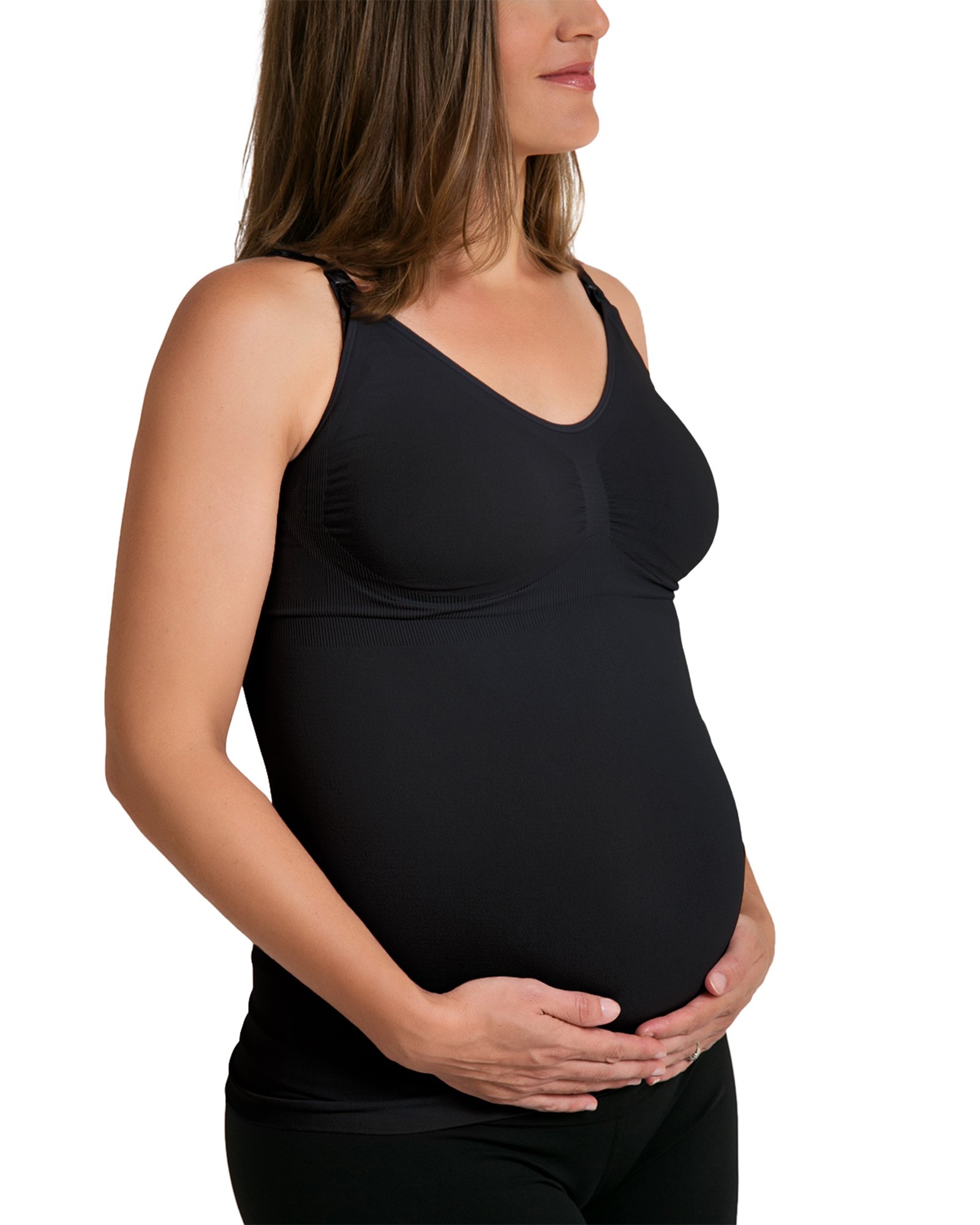 Kindred Bravely Simply Sublime Maternity & Nursing Tank Top with Built-in Bra - Comfortable Breastfeeding & Pregnancy Cami for Everyday Wear, Lounging & Nursing in Style