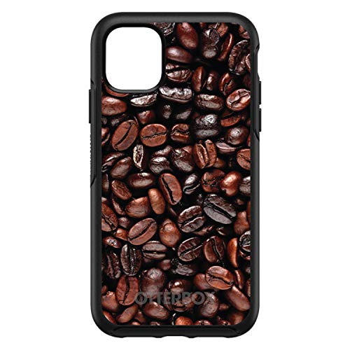 Dark Brown Coffee Beans On Black Case