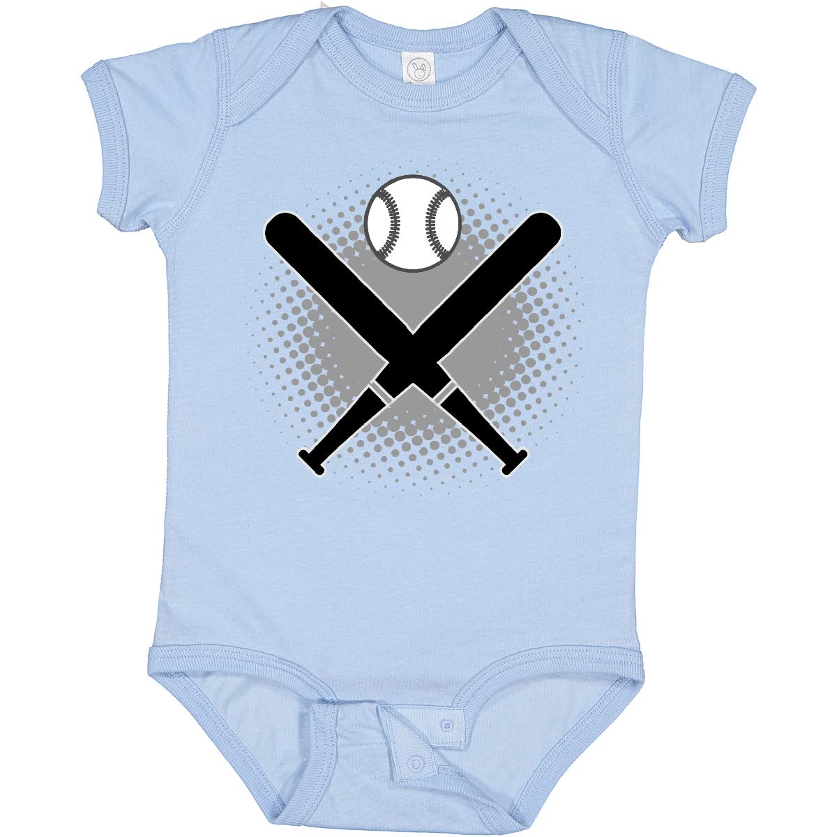 Inktastic Baseball Player Sports Fan Baby Bodysuit - Cute Infant Baseball Onesie for Boys & Girls - Perfect for Game Day, Team Spirit & Sports Fan Gifts