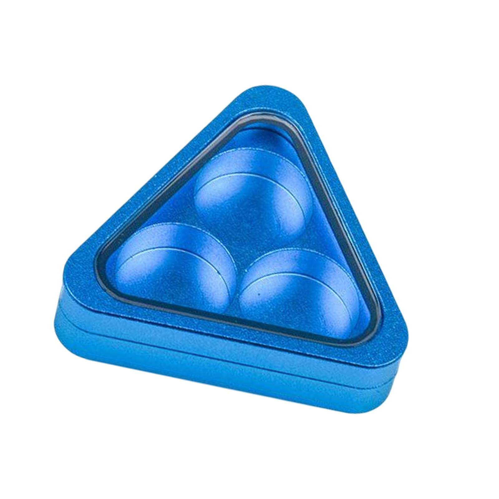 Premium Aluminum Triangle Billiard Cue Chalk Holder - Durable Snooker & Pool Accessories for Professional Players - Perfect for Home Game Rooms, Bars, and Pool Halls