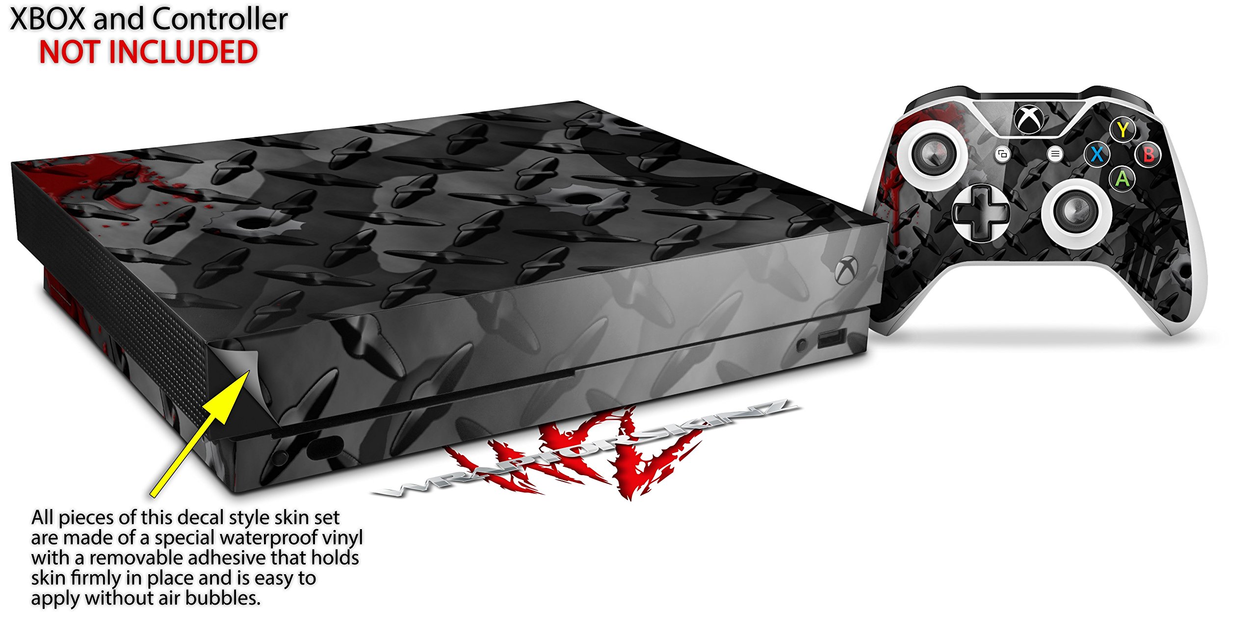 Premium War Zone Decal Vinyl Skin Wrap for Xbox One X Console & Controller - Custom Gaming Protection, Durable Adhesive, Easy Installation - Perfect for Gaming Setups, Gifts & Collectors