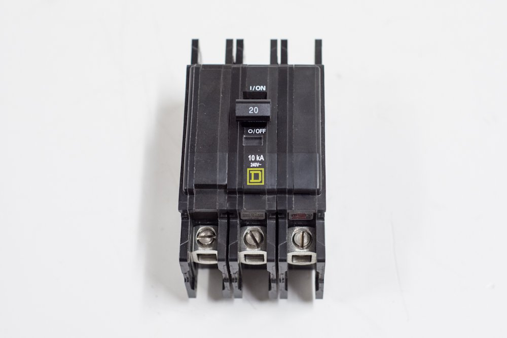 Schneider Electric QOU380 80-Amp 240V Miniature Circuit Breaker - 30A Interlok Non-Fusible Switch for Industrial & Residential Electrical Panels