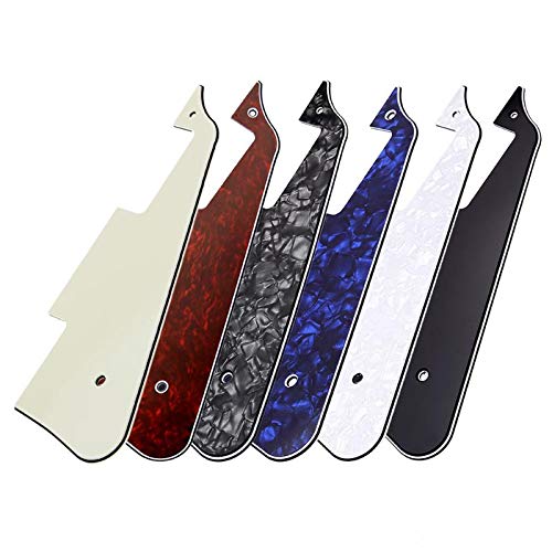 6-Color 3-Ply Guitar Scratch Plate Replacement for Gibson SG - Standard Guitar Parts & Accessories (Black) | Perfect for DIY Guitar Repair, Customization & Upgrades