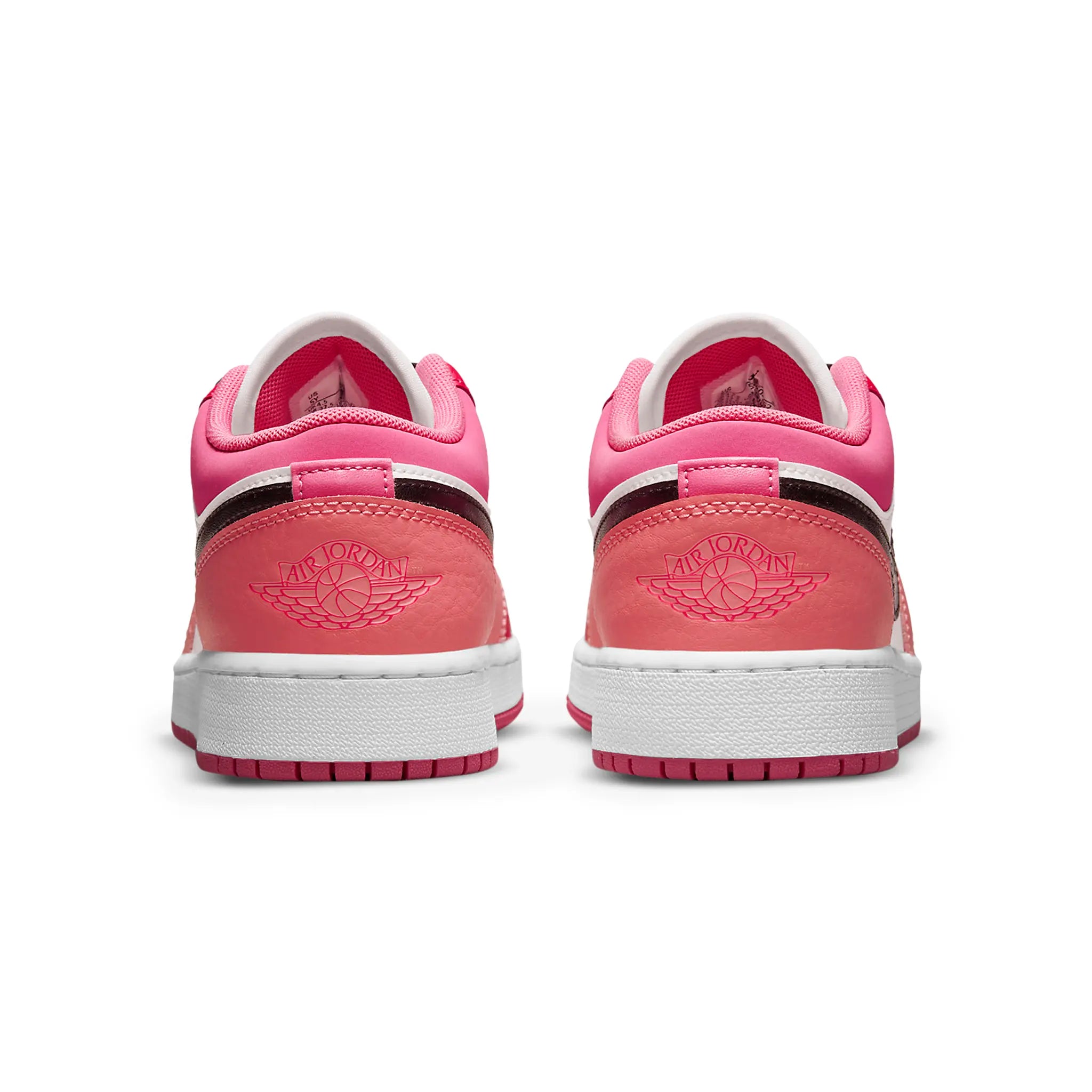 Air Jordan 1 Low Pink Red Girls' Sneakers - Comfortable Basketball Shoes for Kids & Teens - Perfect for School, Sports, and Casual Wear