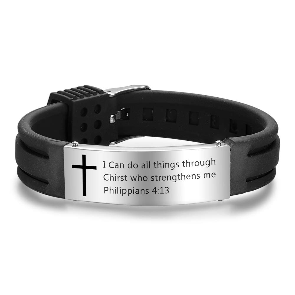 Personalized Stainless Steel Bracelets for Men - Custom Name Engraved Couple Bracelet, Adjustable Medical Alert ID Bracelet - Perfect for Gifts, Anniversaries & Everyday Wear