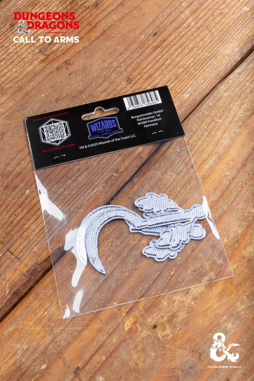 Dungeons & Dragons Druid Class Symbol Patch Set - Embroidered Iron-On Patches for Cosplay, Costumes & Backpacks