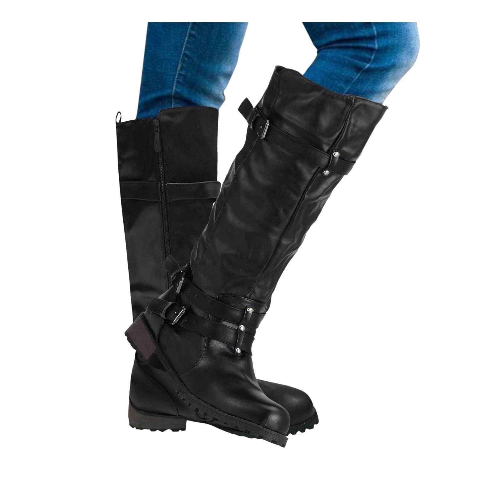 Women's Cowgirl Booties - Fashion Wedge Sneakers with High Top Platform & Side Zipper | Comfortable Ankle Boots for Casual Wear, Western Style Outfits & Country Music Events