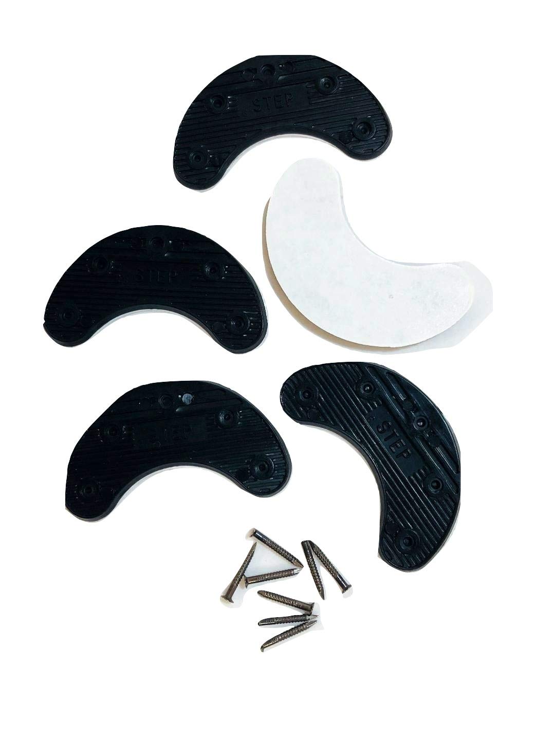50 Pairs of Extra Large Self-Adhesive Heel Plates & Taps for Shoes & Boots - Durable Shoe Protectors for Women's High Heels, Work Boots & Dance Shoes