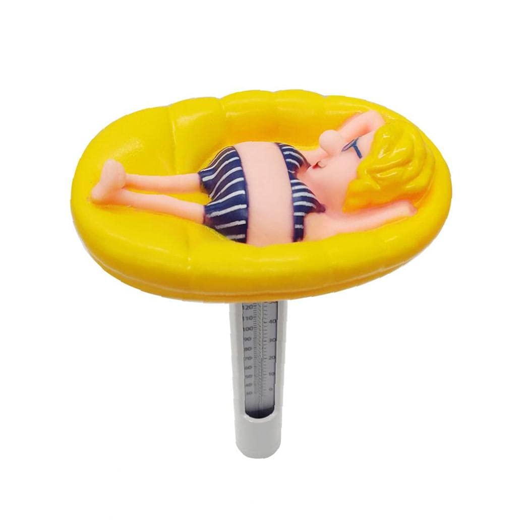 Women's Floating Water Thermometer - Multifunctional Classic Pool Thermometer for Accurate Water Temperature Measurement, Ideal for Swimming Pools, Hot Tubs, and Baths