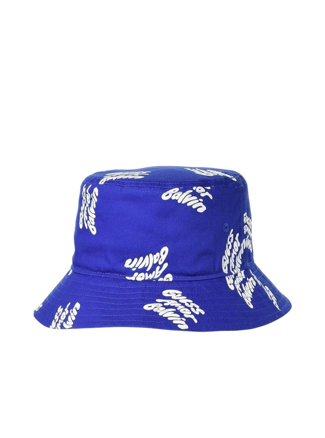 Guess Originals Blue J Balvin Bucket Hat for Men & Women - Stylish Sun Protection Hat for Outdoor, Beach, Music Festivals & Summer Activities