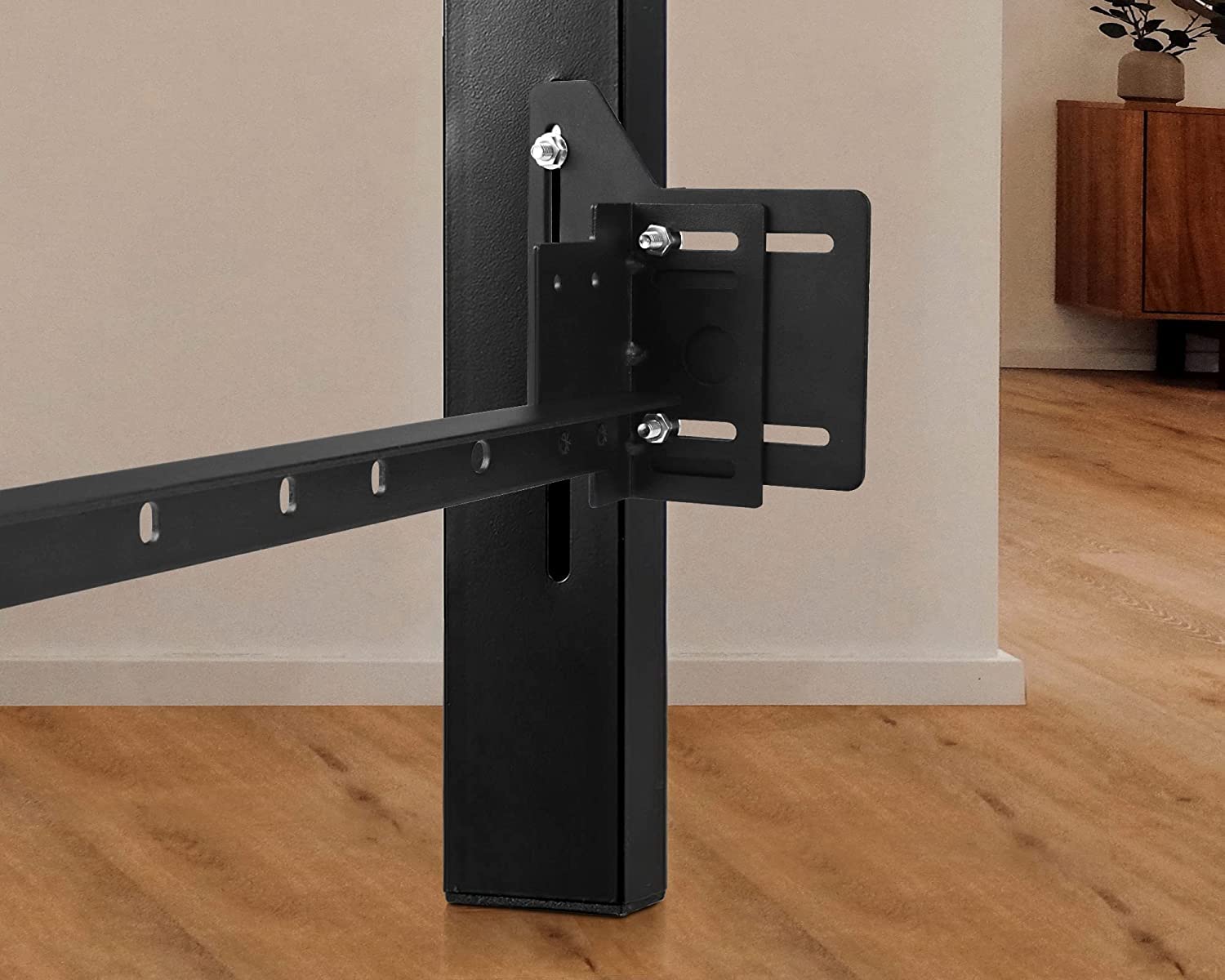 Universal Bed Frame Footboard Brackets Set - Fits Twin to King Beds for Secure Attachment