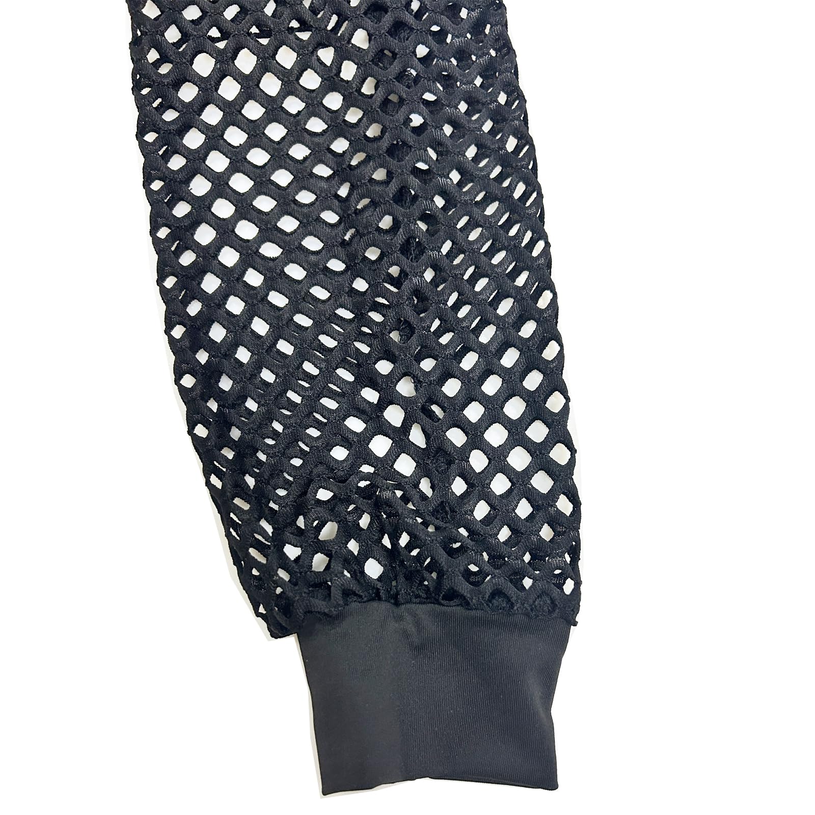 Women's Mesh Fishnet Hoodie - See Through Long Sleeve Crop Top Pullover for Summer | Trendy Streetwear & Festival Outfit