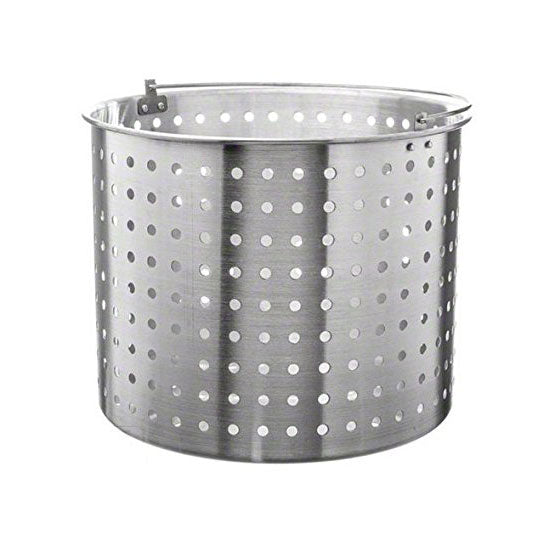 Stainless Steel Steamer Basket 80 Quart - Large Durable Cooking Insert for Canning, Boiling & Steaming Vegetables, Seafood & Dumplings - Perfect for Home Kitchens & Outdoor Cooking