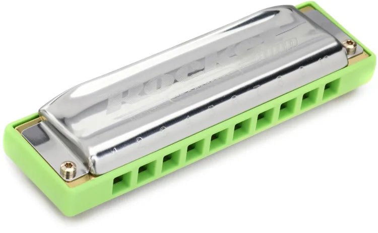 Hohner Rocket Amp Harmonica in Key of C - Professional Diatonic Harmonica for Blues, Rock & Folk - Perfect for Live Performances & Music Practice